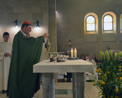 Kardinal Woelki in der Brotvermehrungskirche.