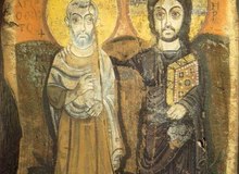 Christus und Abt Menas: eine Ikone der Freundschaft.
