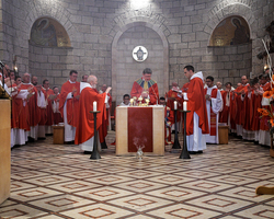 Der Weihegottesdienst: Das Eucharistische Hochgebet.