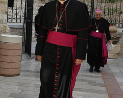 Erzbischof Pierbattista Pizzaballa ofm, der Apostolische Administrator des Lateinischen Patriarchates