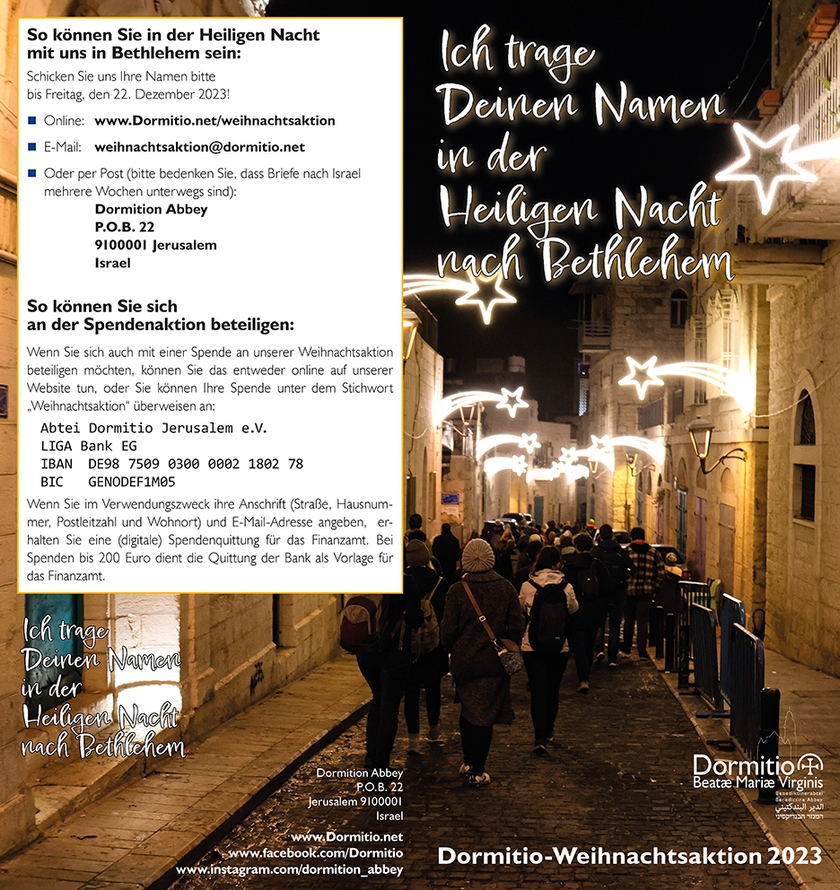 Weihnachtsaktion 2023 - Flyer DEUTSCH (pdf)