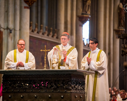 Priesterweihe im Kölner Dom: Altarinzens (Foto: Vera Drewke).
