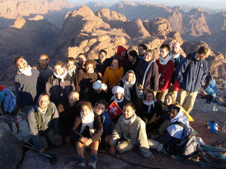 Participants in the Study Year on an excursion