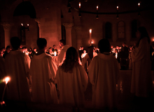 Feier der Osternacht in Tabgha