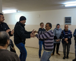 Besuch und Spendenübergabe beim Al Basma Centre.