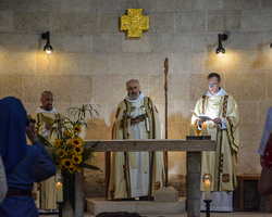 Dankvesper in der Brotvermehrungskirche.
