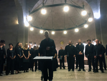 Benefizkonzert des Gary Bertini Israeli Choir in Tabgha.