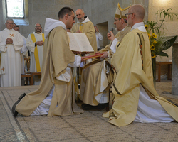 Überreichung des Evangeliums: Bruder Simeon.