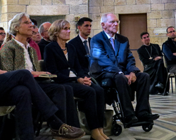 Besuch von Dr. Wolfgang Schäuble in der Dormitio.