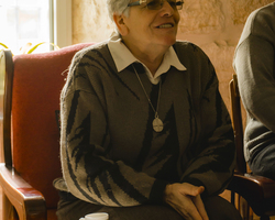 Beim 'Franciscan Family Center'.