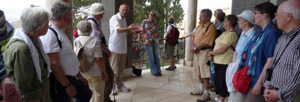 Der Freundeskreis auf Israel-Reise.