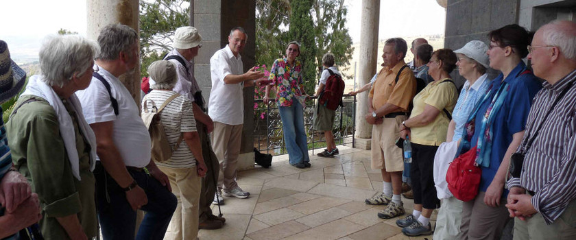 Der Freundeskreis auf Israel-Reise.