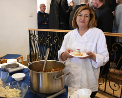 Nach dem festlichen Gottesdienst hatte die Klosterküche für leibliche Stärkung gesorgt.