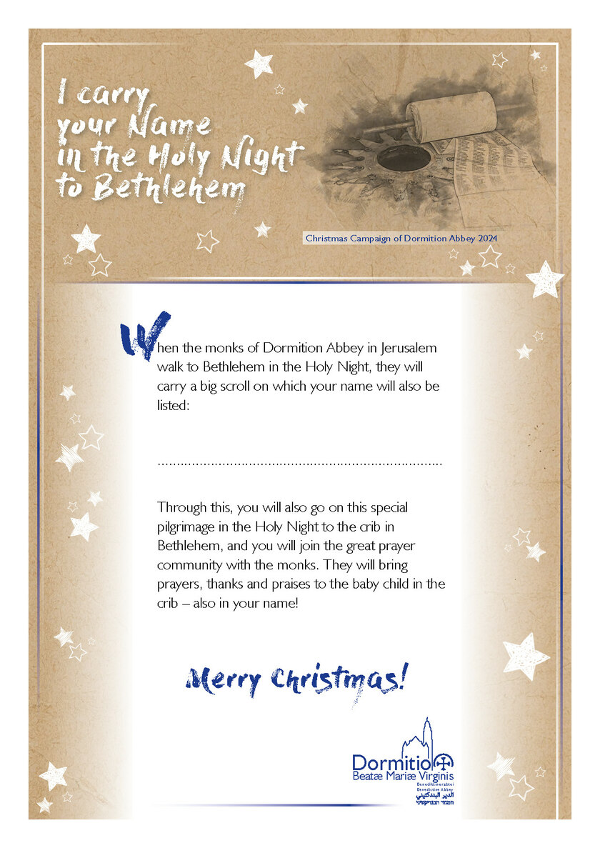 Weihnachtsaktion 2024 - Geschenk-Urkunde ENGLISCH (pdf)
