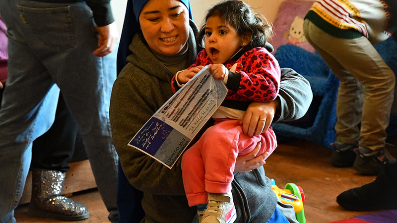 Zu Besuch beim Hogar Niño Dios, einem Kinderheim in Bethlehem.