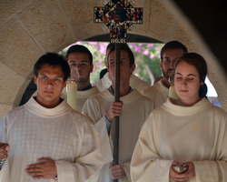 Liturgischer Einzug.