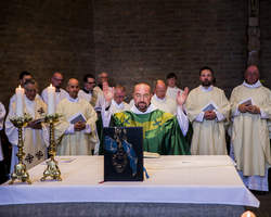 Primiz von Pater Josef in Dormagen und Gemeindefest (Foto: Hans-Rolf Conrad).