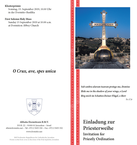 Priesterweihe Simeon Gloger OSB