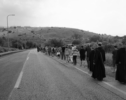 Frühling in Galiläa &#150; Feier des Österliche Triduums: Kreuzweg (© Sebastian Heide).
