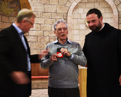 Pater Markus, Amos Oz und Pater Nikodemus.