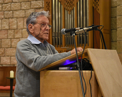 Die Dankesrede von Amos Oz.