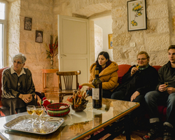 Beim 'Franciscan Family Center'.