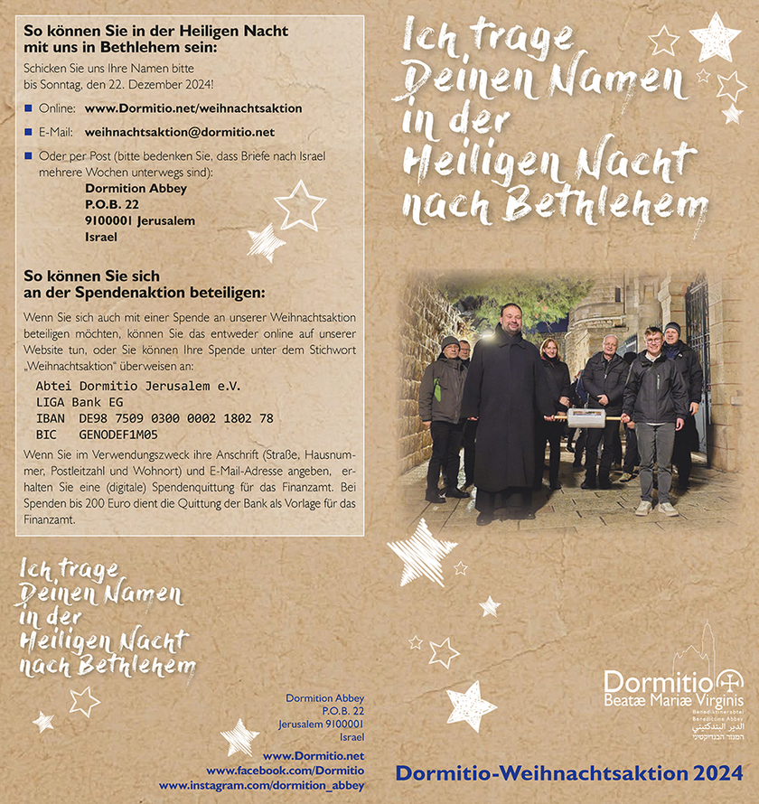 Weihnachtsaktion 2024 - Flyer DEUTSCH (pdf)