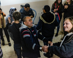 Besuch und Spendenübergabe beim Al Basma Centre.