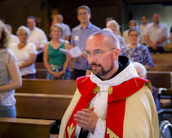 Primiz von Pater Josef in Dormagen und Gemeindefest (Foto: Hans-Rolf Conrad).