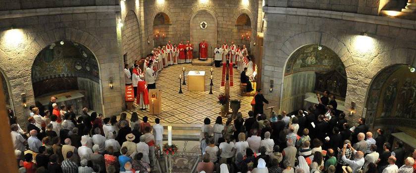 Gottesdienst in der Dormitio