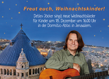 Weihnachtskonzert mit Detlev Jöcker in Jerusalem