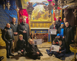 Unsere Delegation mit den Vertreterinnen und Vertretern von Holy Child, Al Basma und Hogar Ninos Dios.