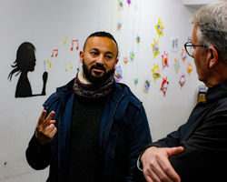 Besuch und Spendenübergabe bei Sounds of Palestine.