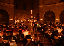 Osternacht 2018 in der Dormitio-Basilika.