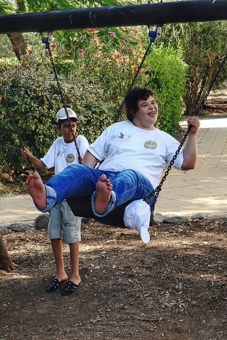 Behindertenfreundlicher Spielplatz für Beit Noah (Tabgha)