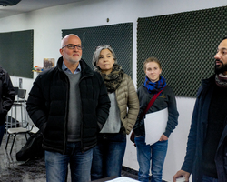 Besuch und Spendenübergabe bei Sounds of Palestine.