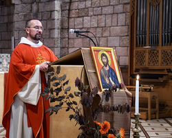 Der Weihegottesdienst: Antwortgesang.
