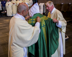 Primiz von Pater Josef in Dormagen und Gemeindefest (Foto: Hans-Rolf Conrad).
