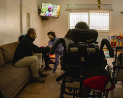 Zu Gast im Kinderheim 'Hogar Niño Dios'.