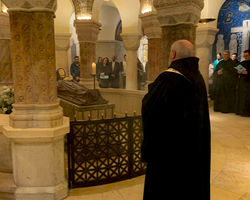 In einem kurzen Gebetsgottesdienst brachten wir unseren Dank für die abgeschlossenen Arbeiten vor den Herrn.