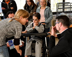 Bruder Natanael bei Beit Jemima.