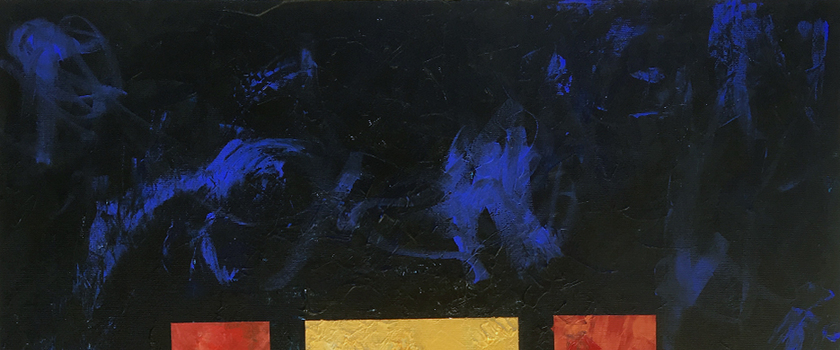 Verklärung des Herrn. (basilius schiel osb - Acryl auf Leinwand, 60x80 cm, 2017)
