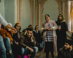 Zu Gast bei 'Ma'an Lil Hayat', einem Projekt der Arche-Bewegung.