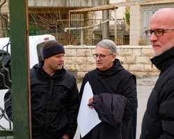 Paul Nordhausen, Pater Matthias und Diakon Ronald Frings.