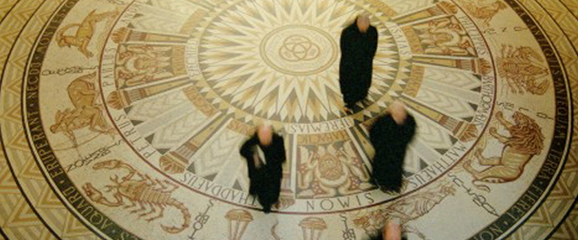 Fußbodenmosaik der Oberkirche